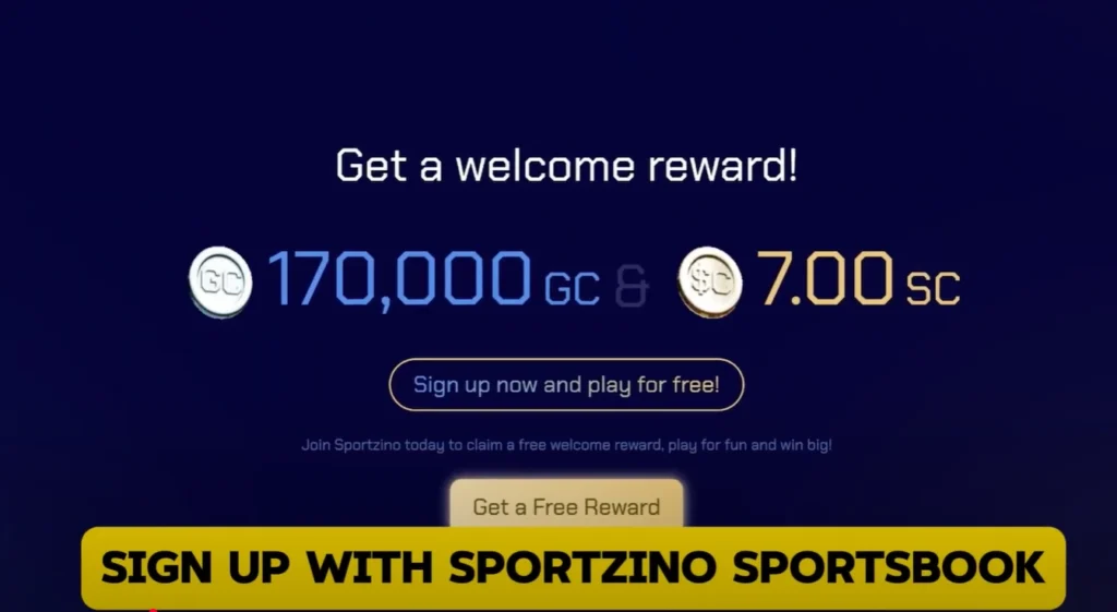 Sportzino Welcome Reward